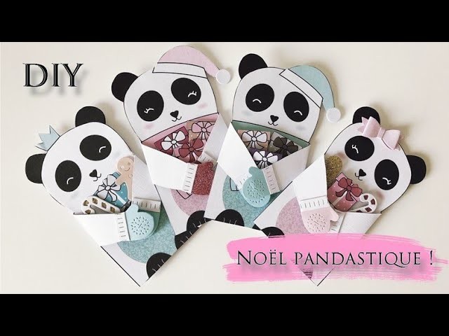 DIY Carte panda Noël ???????? + PDF gratuit !