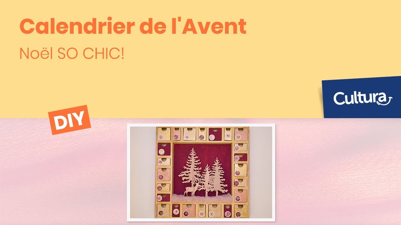 DIY créatif : Calendrier douce forêt d'hiver - Noël SO CHIC!