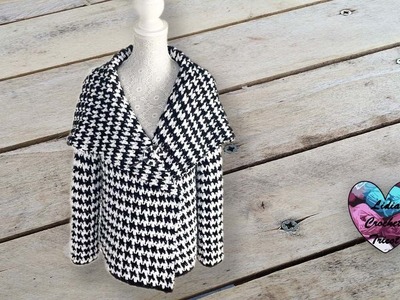 Cardigan Style Chanel toutes tailles "Lidia Crochet Tricot"