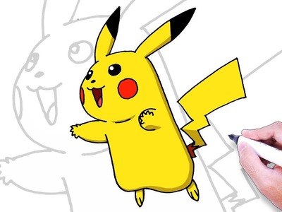 Comment Dessiner Pikachu facilement – Dessin Facile a Faire - Dessin de Pokemon