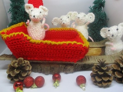 Le traîneau du Père Noel au crochet - La Grenouille Tricote
