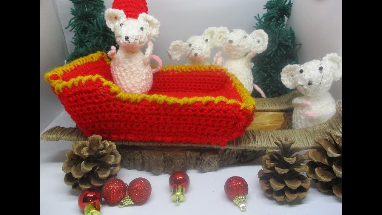 Le traîneau du Père Noel au crochet - La Grenouille Tricote