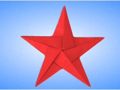 Comment faire une Étoile de Noël en origami