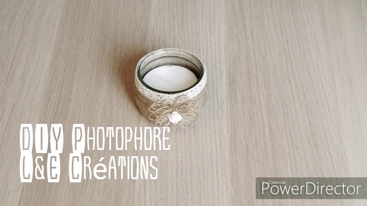 Recycler vos pots en verre - Photophore. Recycle your glass jars - Photophore