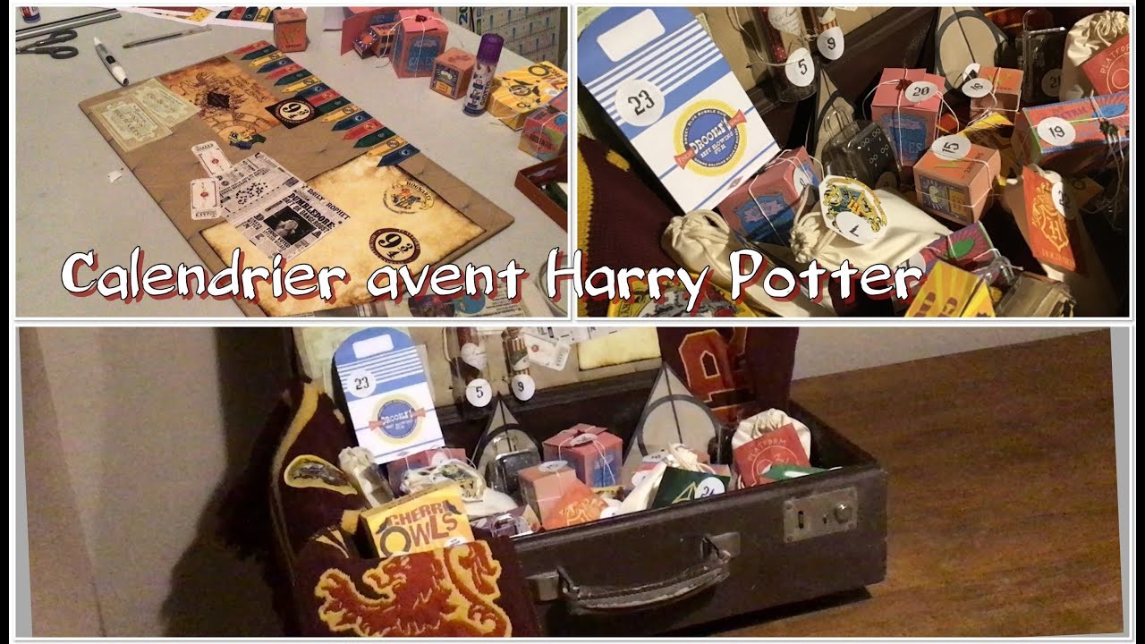 Diy calendrier de l’avent #Harry Potter