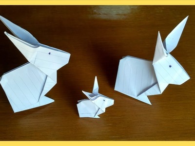 Origami Lapin en Papier FACILE - origami lapin facile en francais Tuto