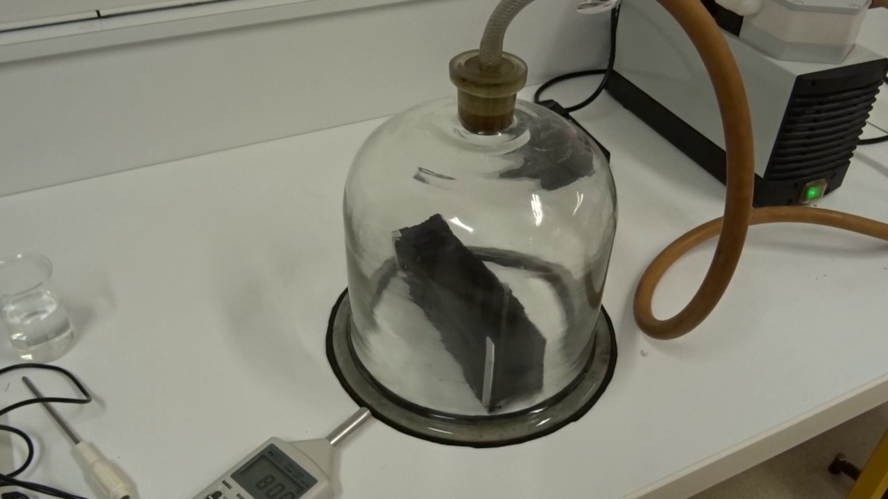 Expérience cloche à vide, son