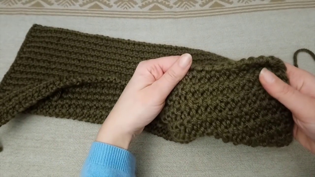 Snood express facile à faire au tricot pour enfants et adolescents