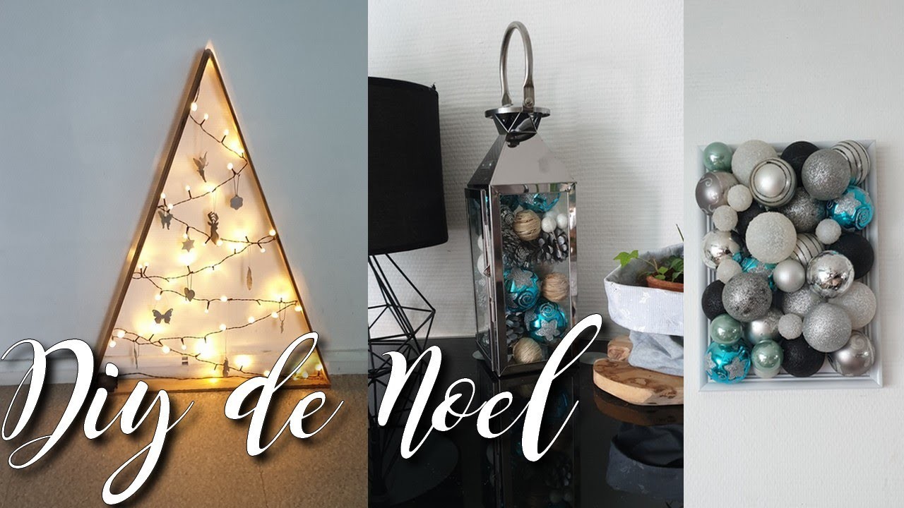 3 Diy de Noël + Sapin