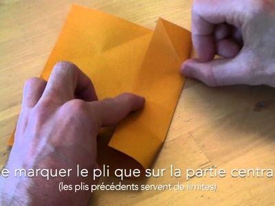 Origami - Cocotte - méthode "pas de pli en trop" [Senbazuru]