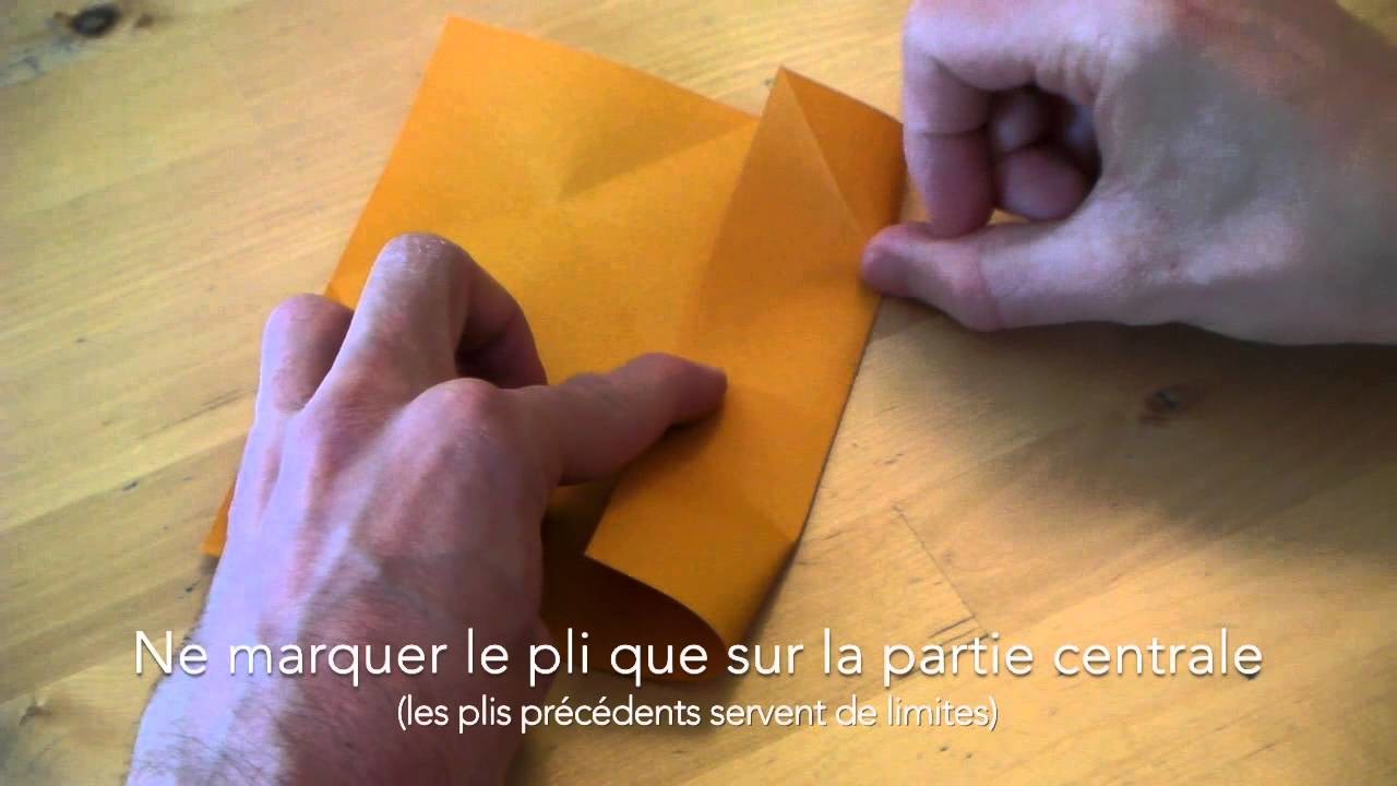 Origami - Cocotte - méthode "pas de pli en trop" [Senbazuru]