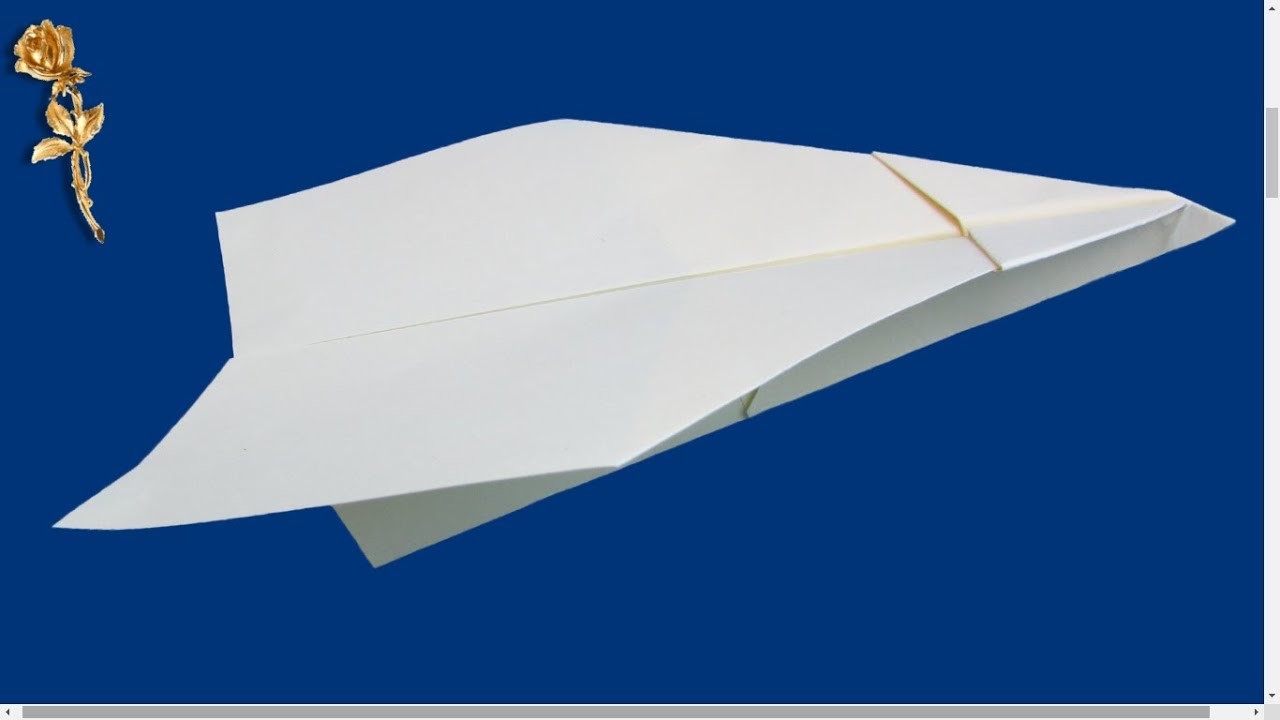 Origami facile : ✈️ Avion n°1 qui vole le mieux de tous les avions en papier