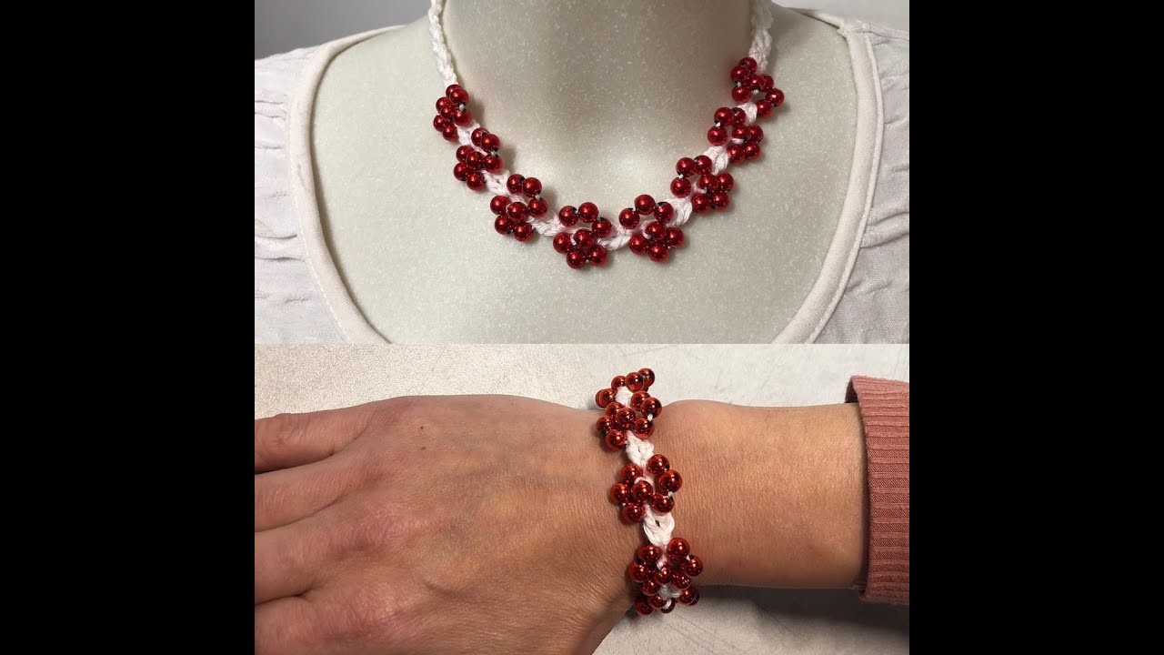 Tuto collier, bracelet au crochet
