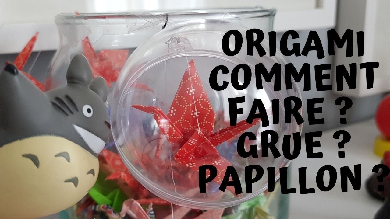 [idée pour Noël] Origami facile - comment faire un Origami Grue et Papilllon