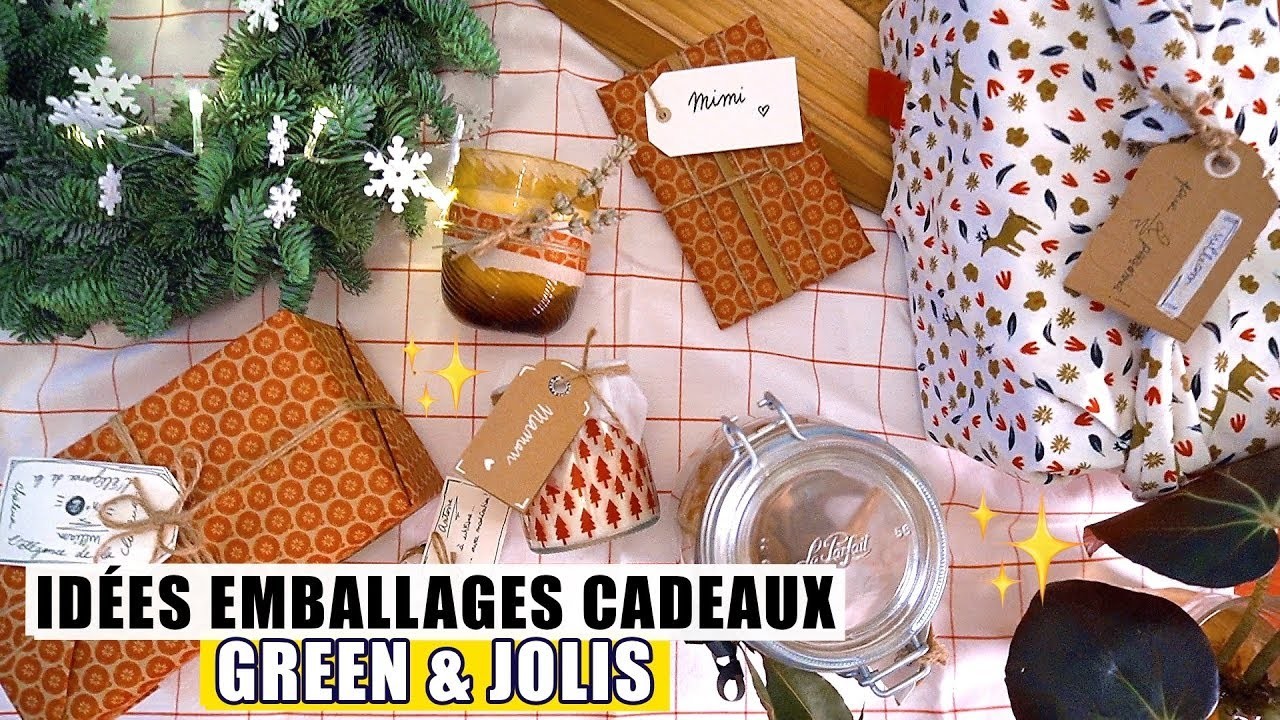 Idées d'emballages cadeaux green et jolis | DIY pas à pas !