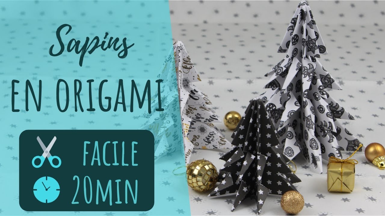 ORIGAMI | Petit sapin en origami