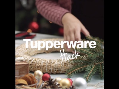 #TupperwareHacks - DIY Couronne de Noël