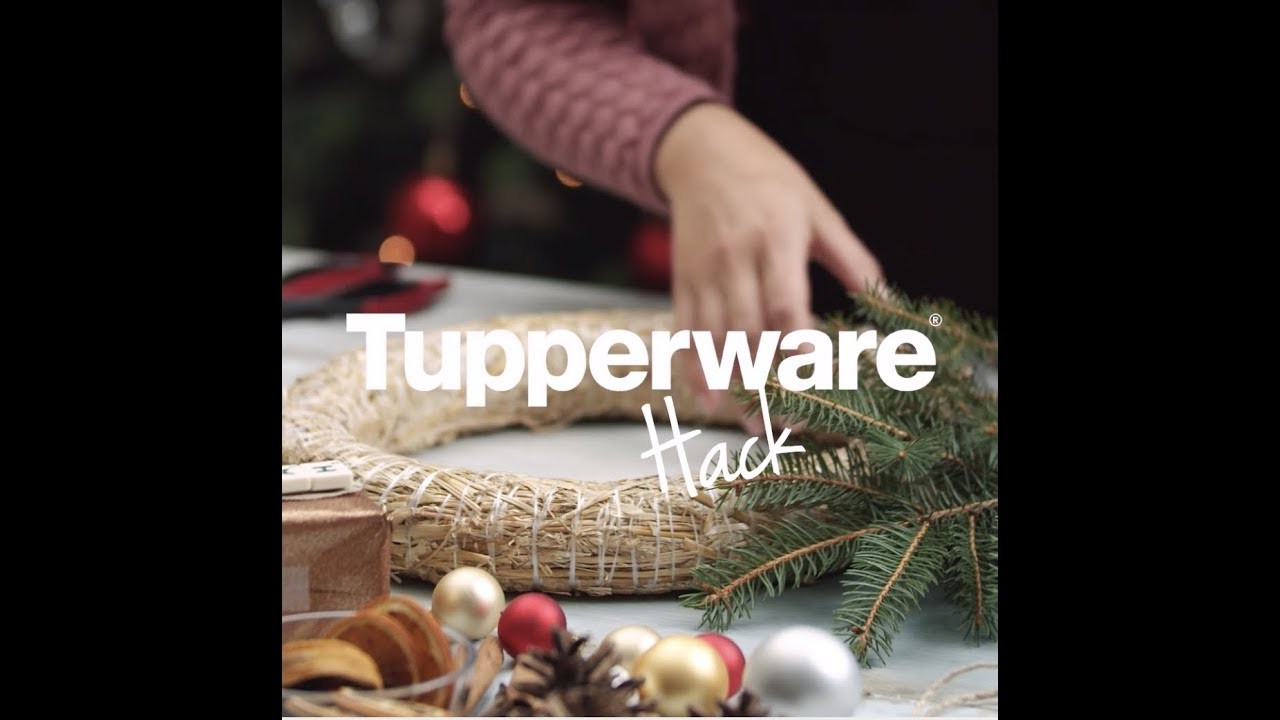 #TupperwareHacks - DIY Couronne de Noël