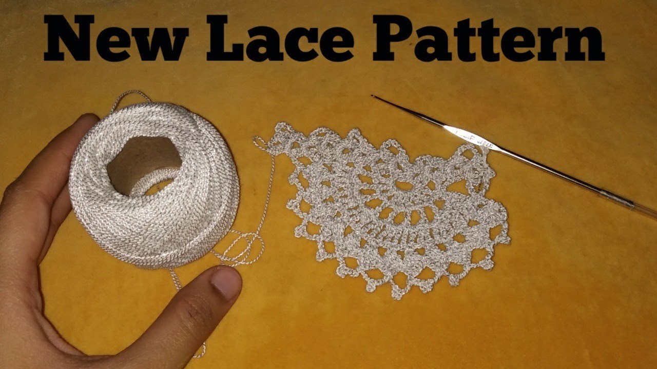 Crochet New Lace Pattern (PART 1)in hindi,crochet dupatta lace design,indian crochet patterns
