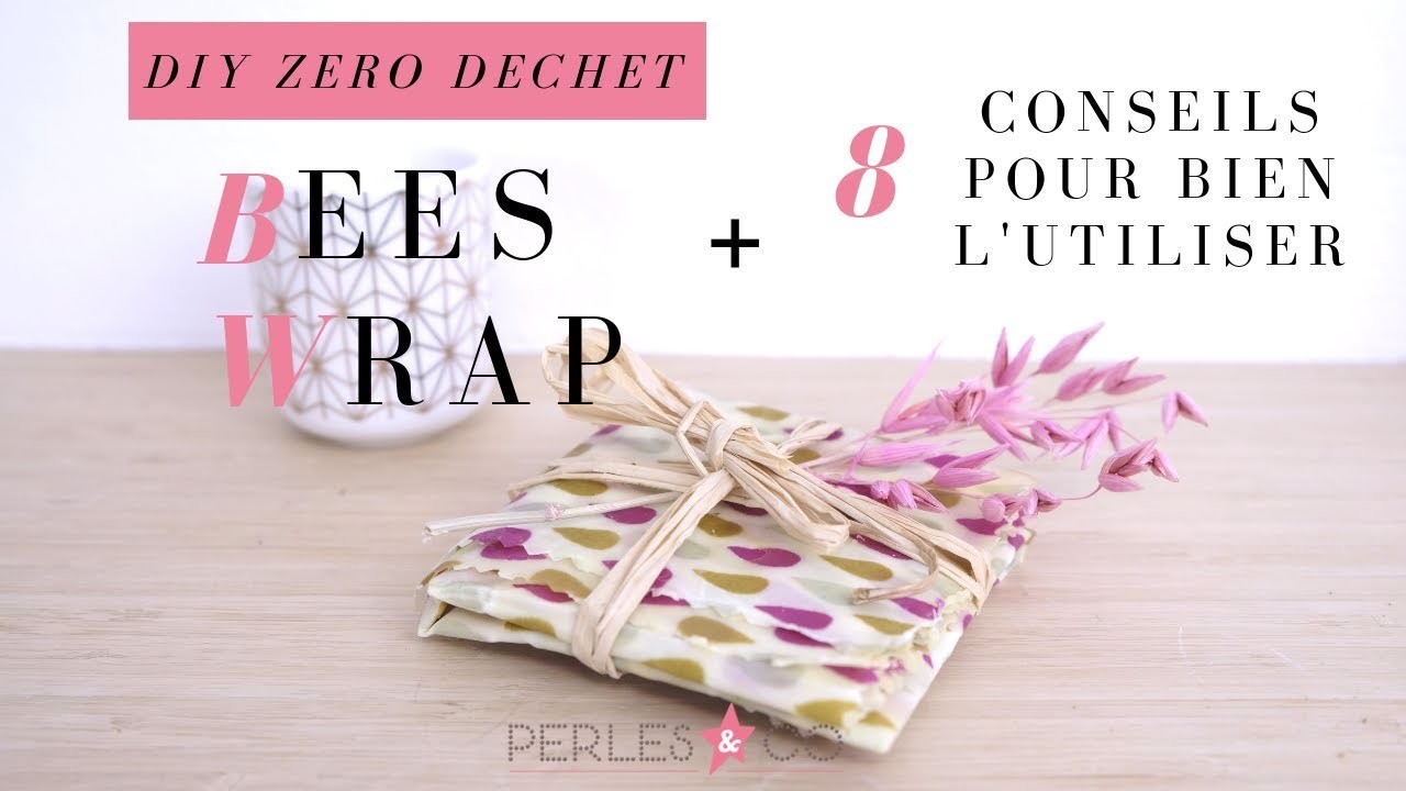 DIY BEES WAX WRAP AU FER A REPASSER + UTILISATION. HOW TO MAKE A BEES WRAP