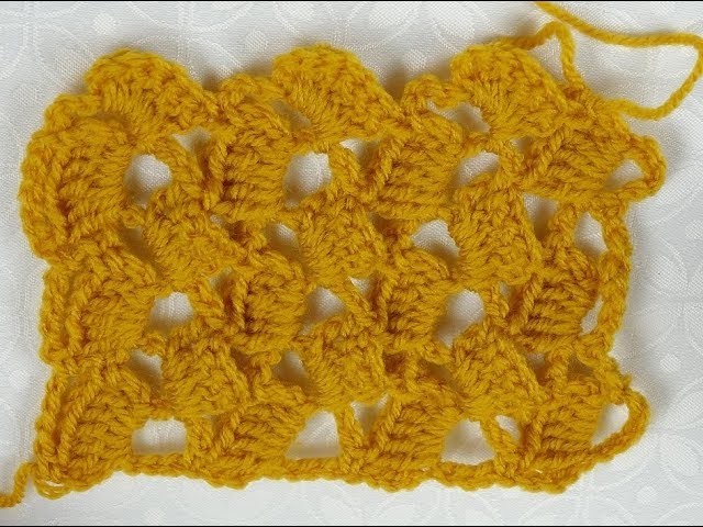 Une écaille en zig zag au crochet - La Grenouille Tricote