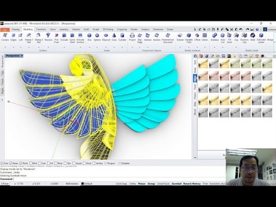 Parrot Pendent Tutorial By RhinoGold Series2 (Part3)
