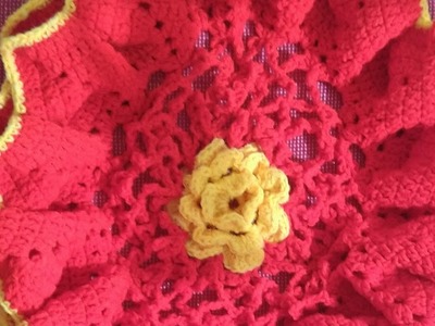How to Crochet Lotus Table Mat. Crochet PlaceMat