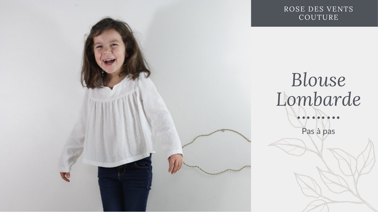 DIY : coudre la blouse Lombarde de chez Rose des Vents Couture