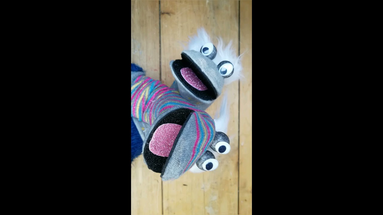 Marionnette chaussette diy