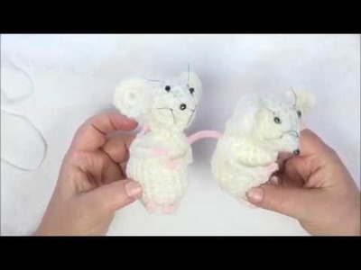 Comment faire les souris pour le traîneau du Père Noel - La Grenouille Tricote