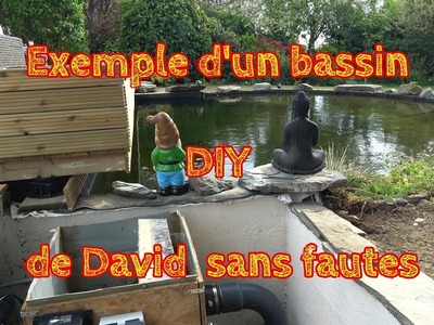 Exemple d'un bassin DIY de David  sans fautes