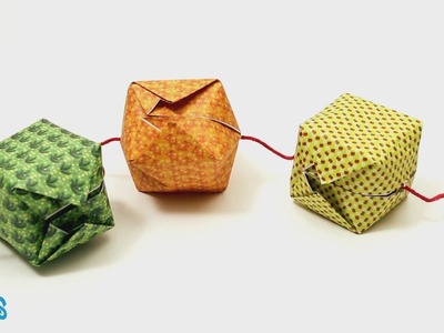 Tutoriel : fabriquer un lampion en origami (Hellokids)