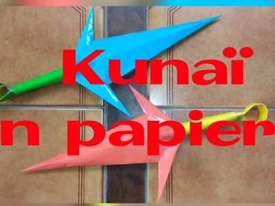 [TUTO] Comment faire un Kunaï en papier ! Facile !!