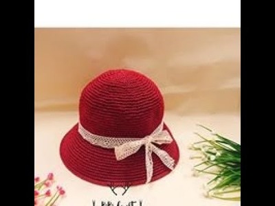 Bài 40: Hướng dẫn MÓC NÓN VÀNH CỤP | Crochet Hat Conical | BiBi Craft