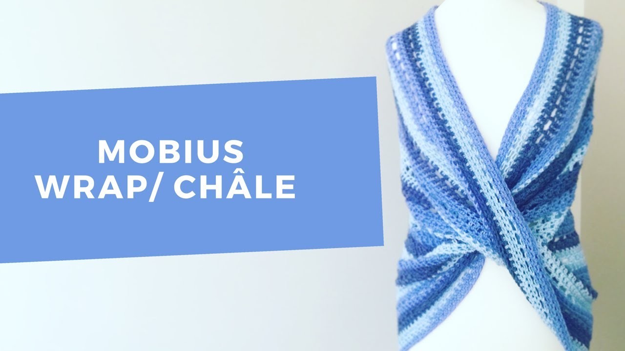 Comment faire un chale infini au crochet tuto facile | Crochet easy Wrap twist shawl tutorial