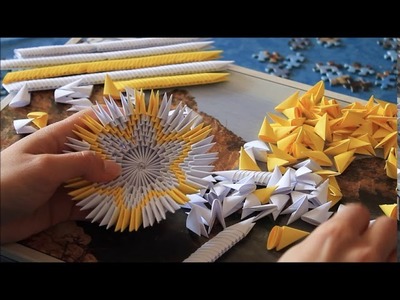 DIY -  Comment faire un vase en origami 3D