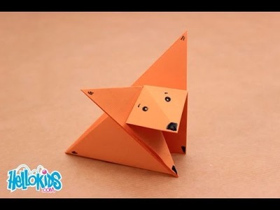Le renard origami (Hellokids)
