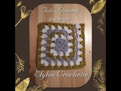 TUTO crochet : Plaid, couverture, granny en spirale et toutes couleurs