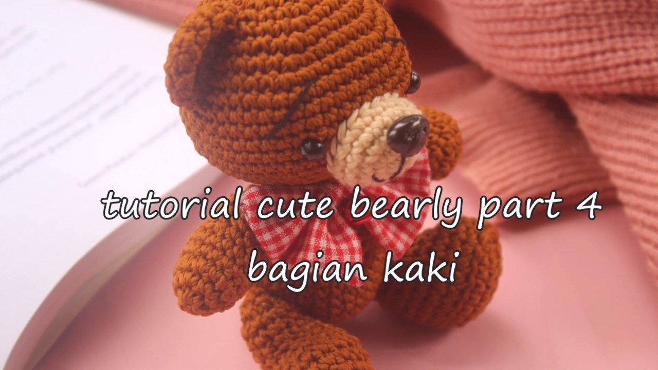 Tutorial cute bear part 4 (kaki) || misyelshin crochet