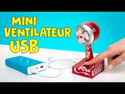 Comment Fabriquer un Mini Ventilateur USB en Canettes d’Aluminium ????????