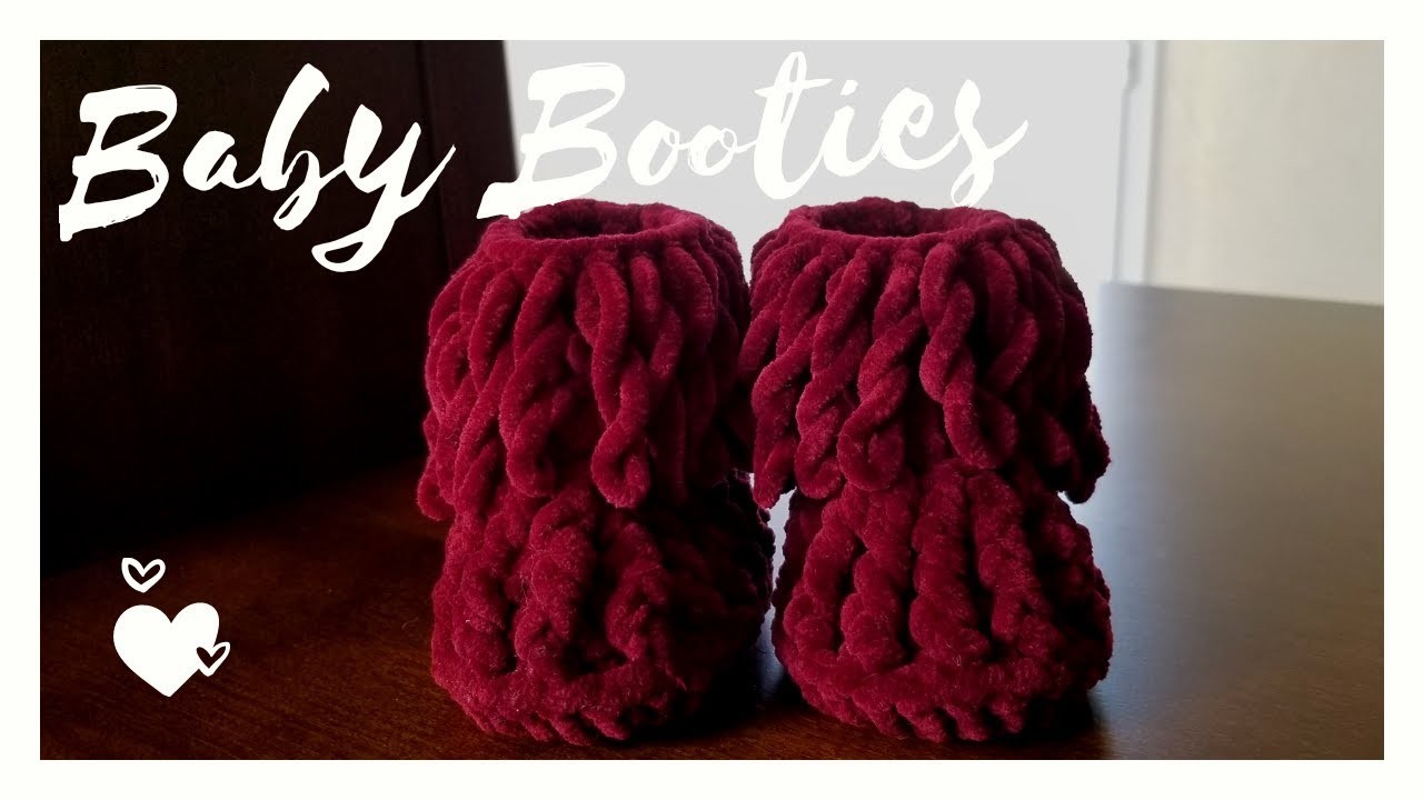 Bottines Bébé à Franges de 3 à 6 mois au crochet | 3 to 6 months crochet Baby Booties with fringe