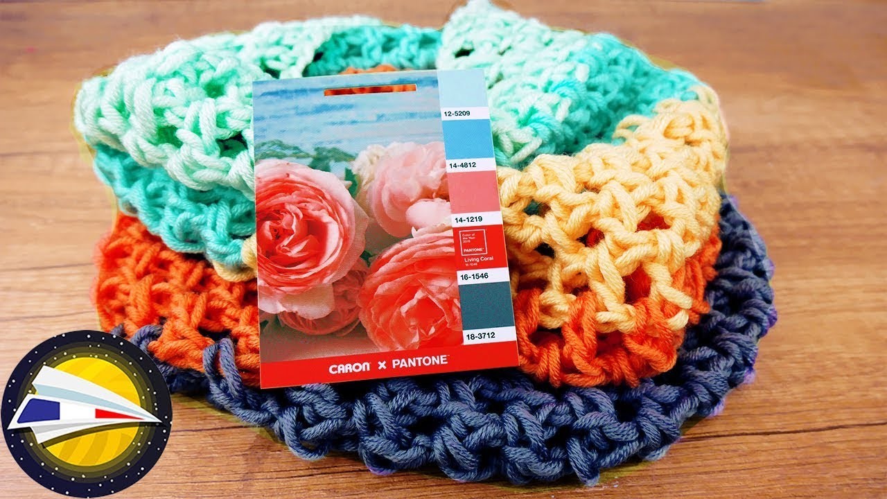 Crocheter un snood aux couleurs du printemps | Test de laine | 5 couleurs dans une pelote