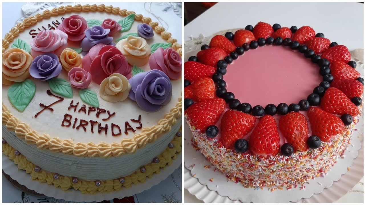 Des idées de décoration de gâteaux d'anniversaire facile | Tarte d'anniversaire faciles