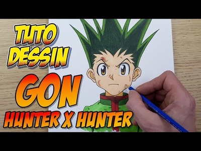 Comment dessiner GON de Hunter x Hunter- Tutoriel facile!