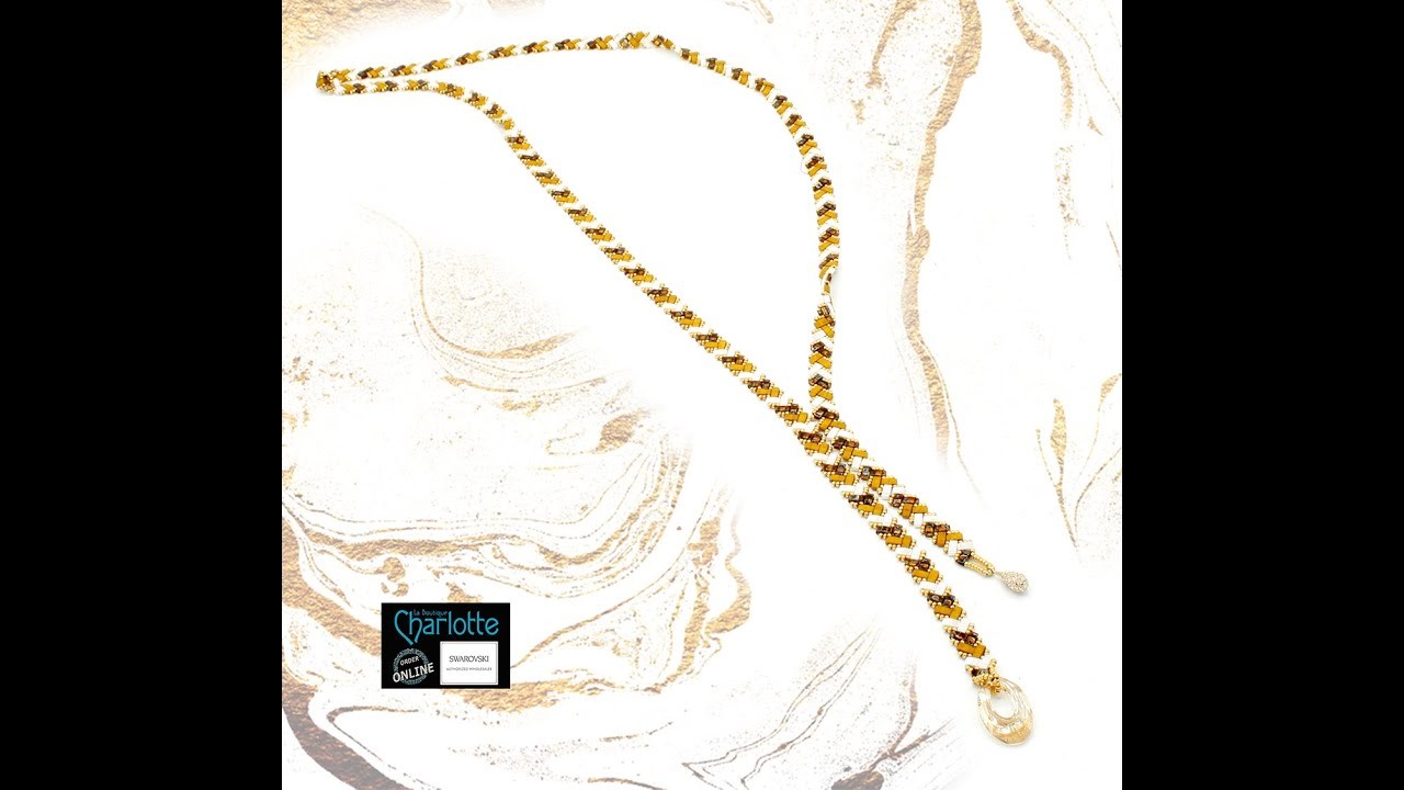 Miyuki Half Tila Collier Tutorial