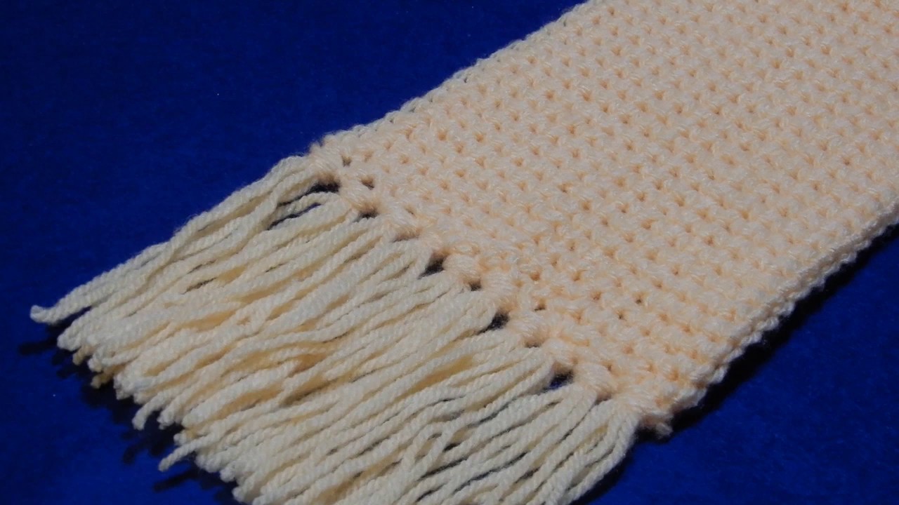 Crochet Warm Scarf Tutorial