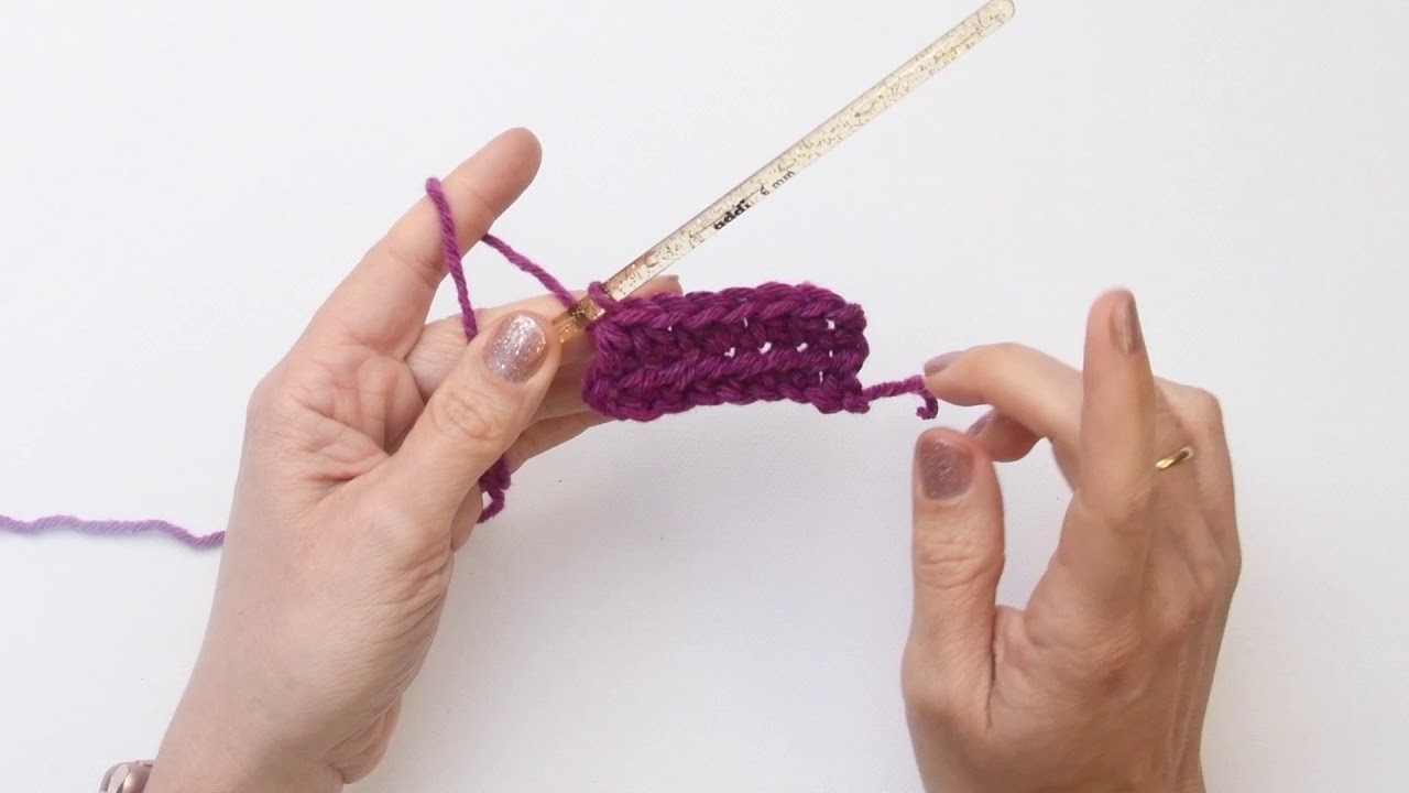 FR - J'apprends les demi-brides en crochet.