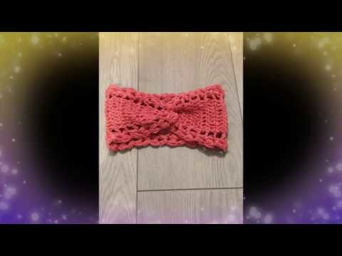 Headband Twist au crochet point soufflé (Puff Stich) - Partie 1