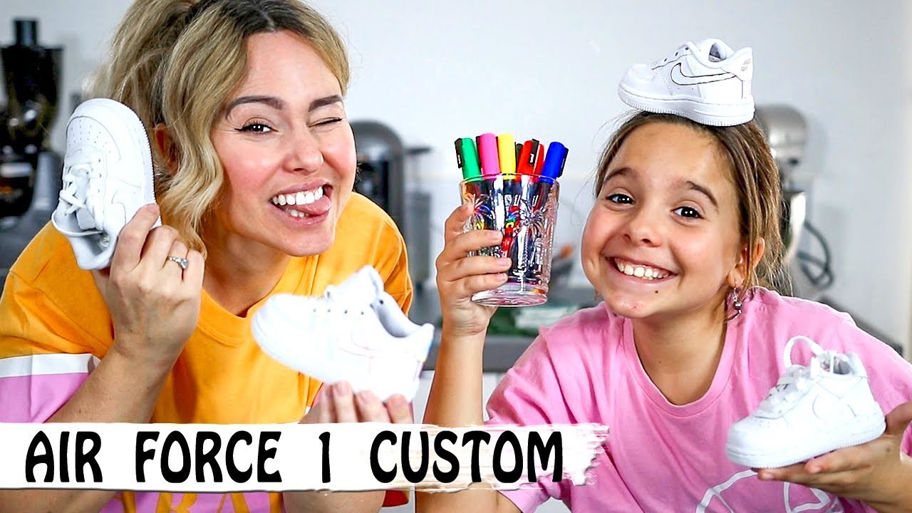 ON CUSTOM DES AIR FORCE 1 pour Bébé Jessy ????
