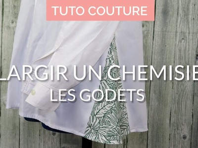Adapter une chemise à sa morphologie - Les godets | TUTO COUTURE | Défi recyclage avec Artesane